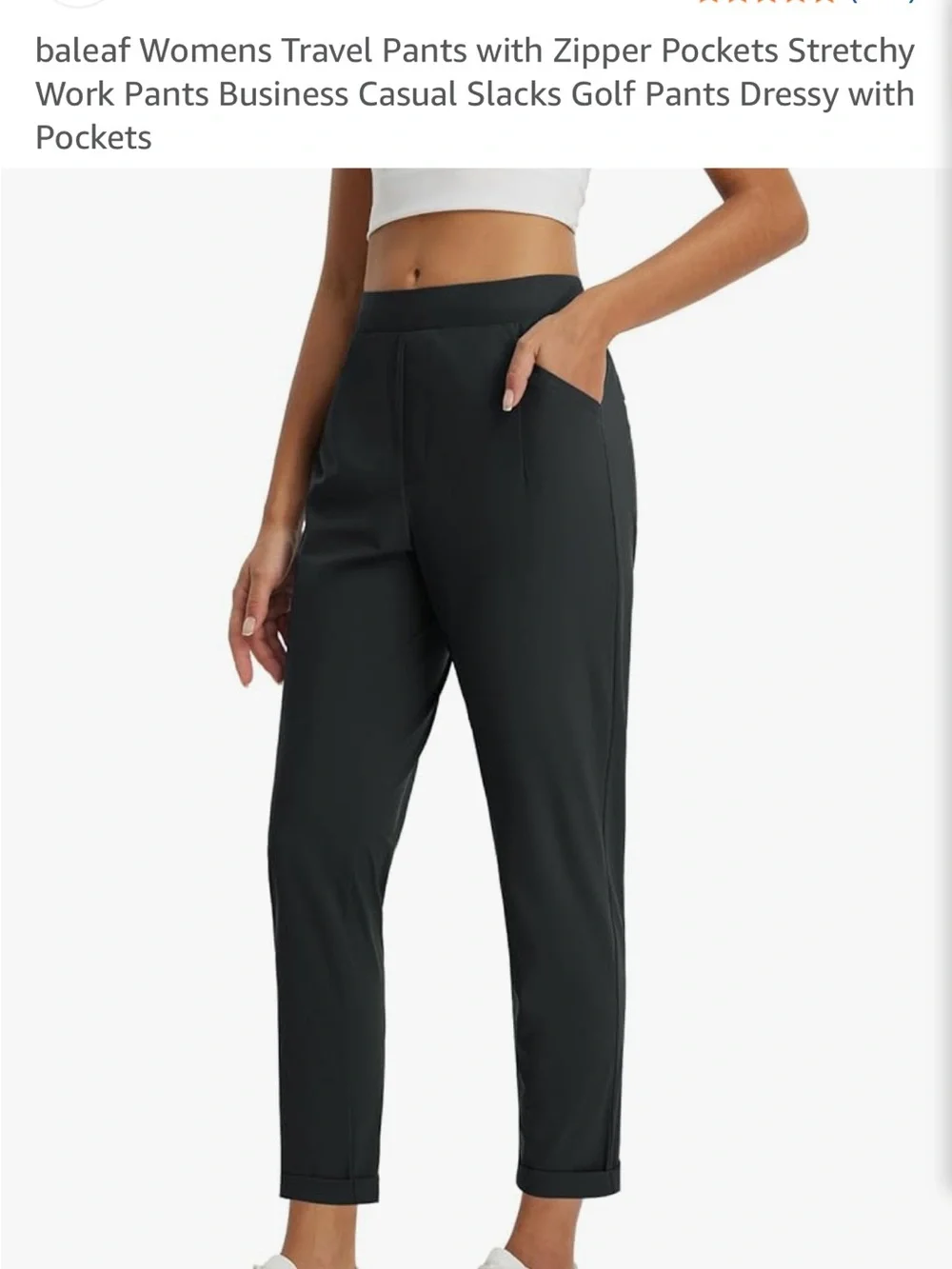 Baleaf Women's Black Athletic Pants—New without the tags—Never worn